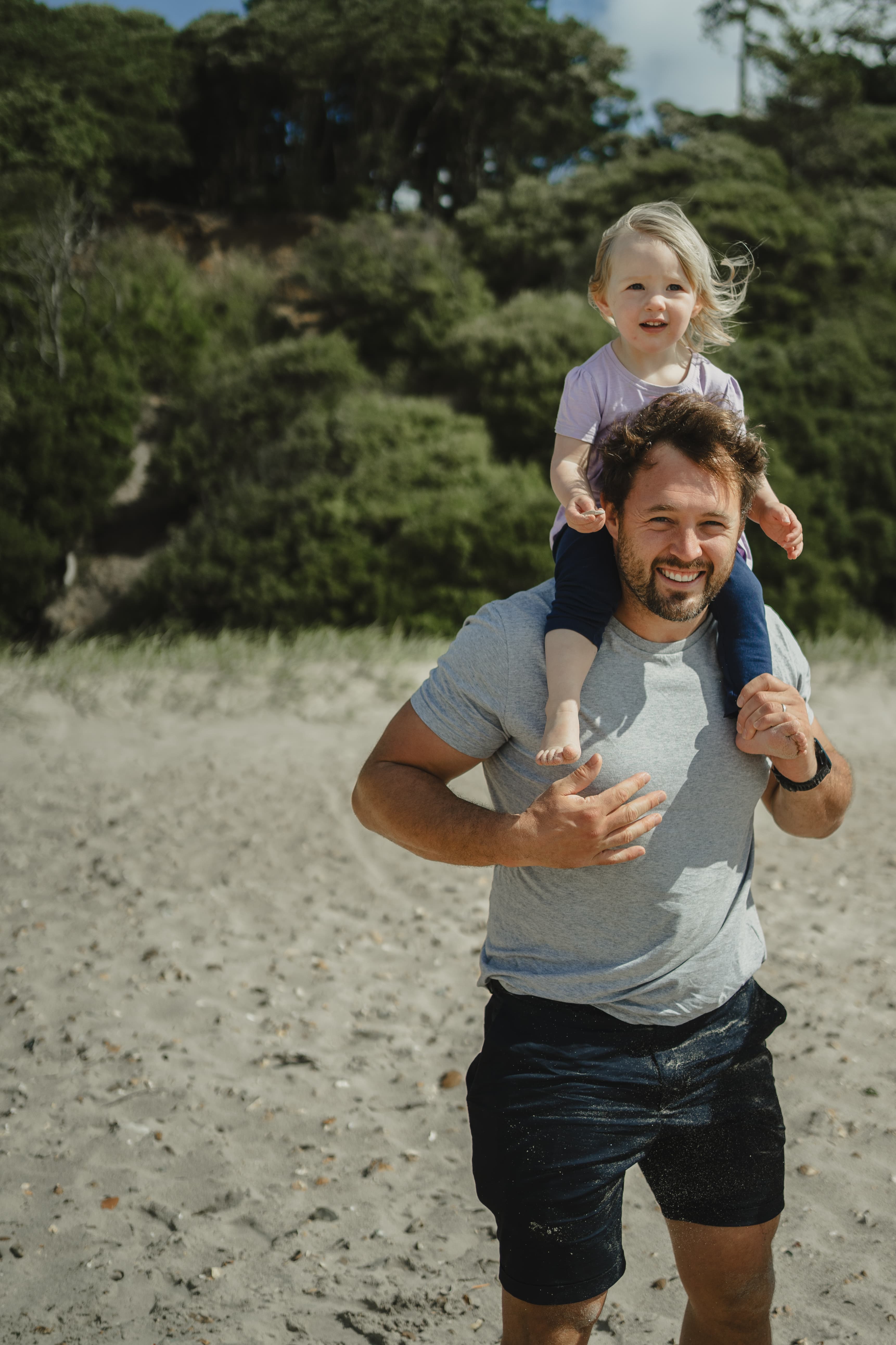 Tim Scully, Lead Physiotherapist at Carter & George Clinic in Harpenden, pictured enjoying family life.